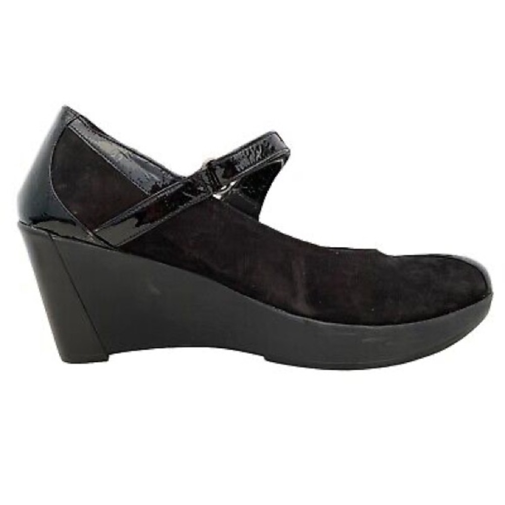 Naot Suede Mary Jane Wedge